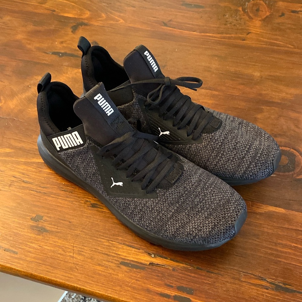 Puma, Men's Enzo Beta Woven  soft foam+ black. Brand new never worn NWOT